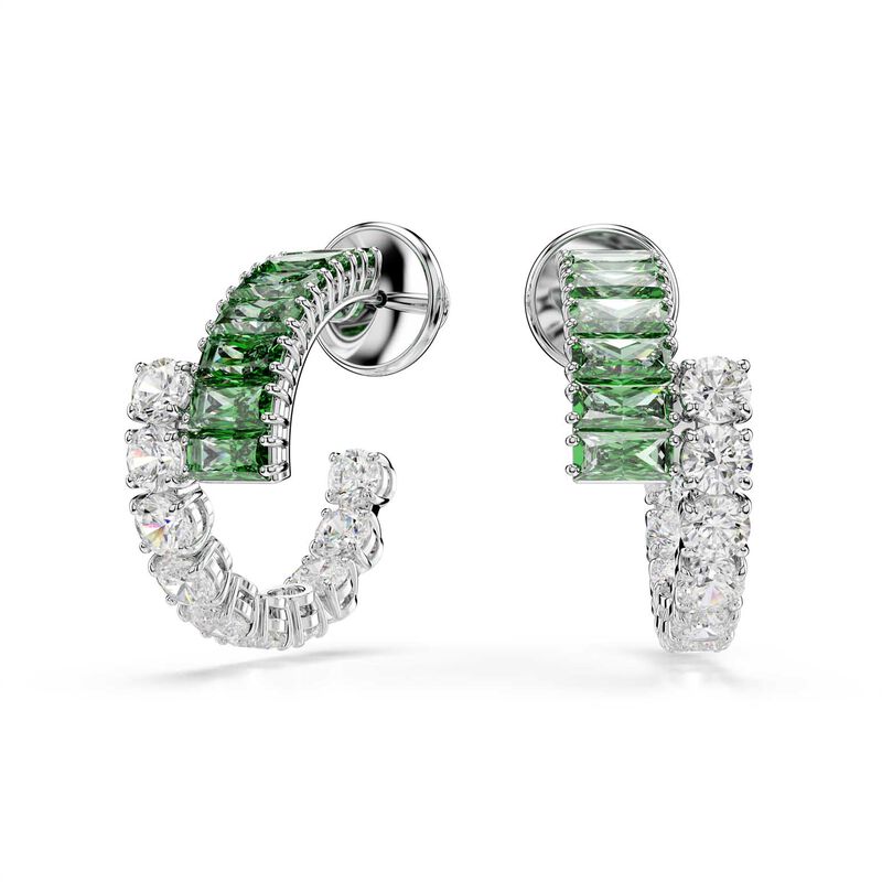 Swarovski Matrix Hoop Earrings image number 0